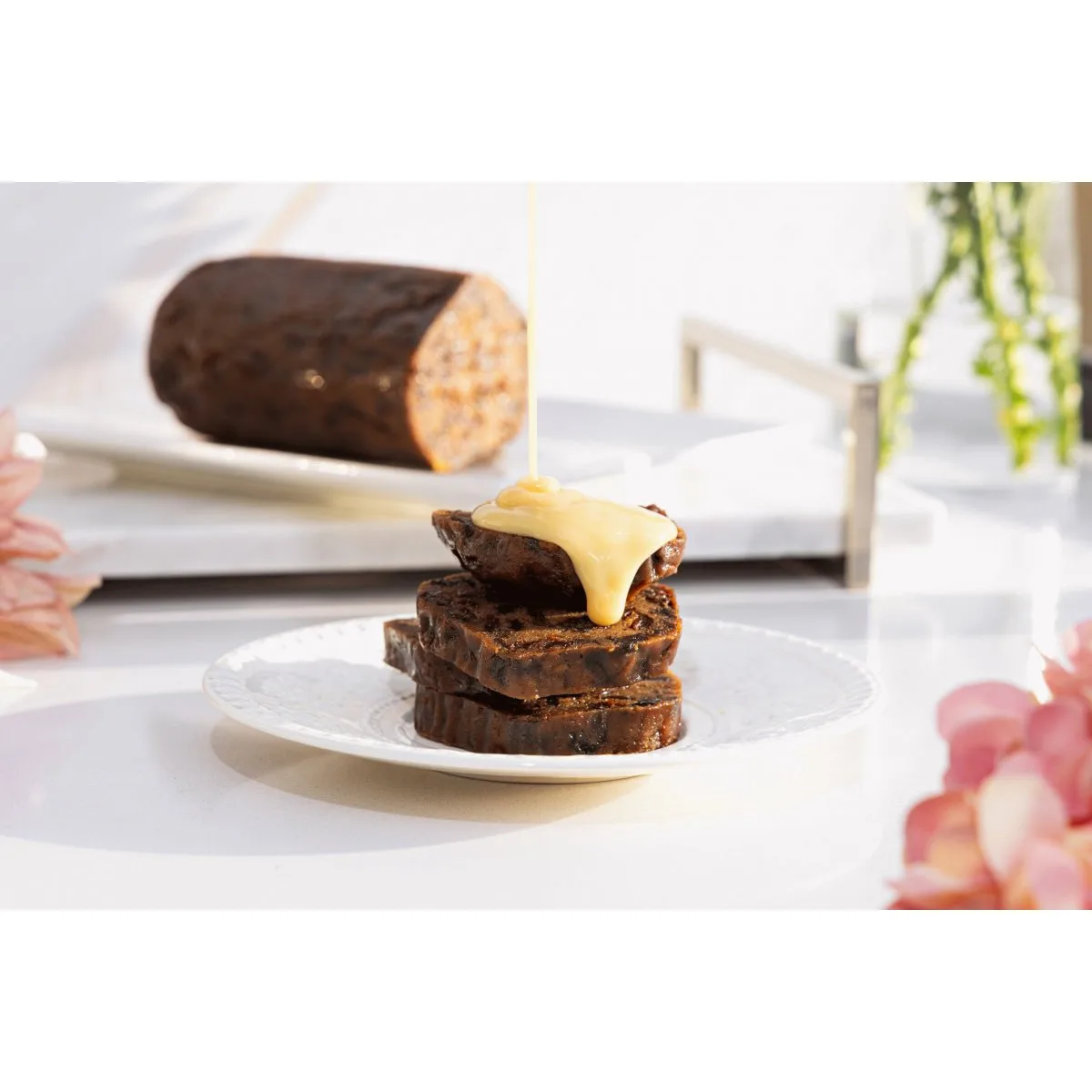 Sticky Date & Pecan Pudding 800g - Log in cloth photo 3