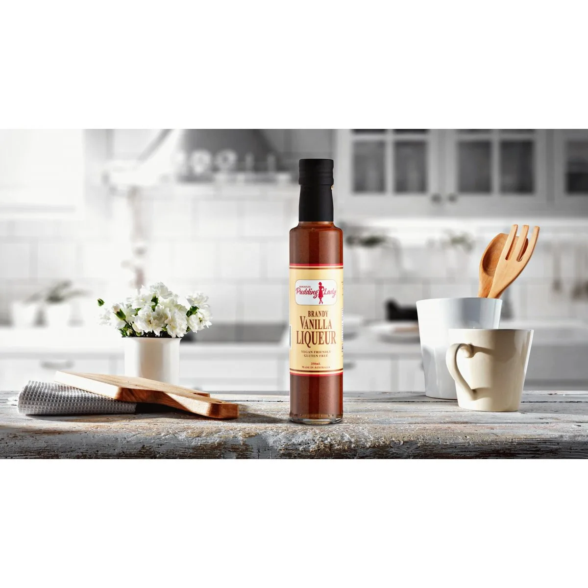 Vanilla and Brandy Liqueur Sauce 250ml Bottle - Vegan Friendly photo 3