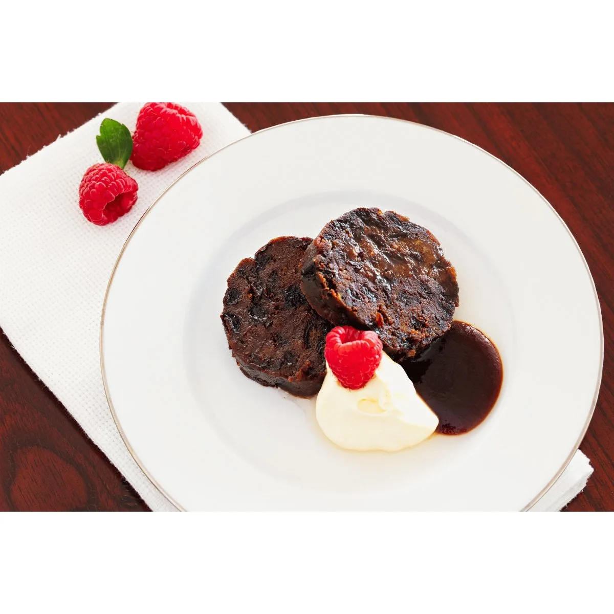 Port and Prune Pudding 800g - Log in cloth photo 2